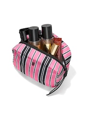 Victoria's Secret Pink Black Stripe Make Up Bag - Image 2 of 3