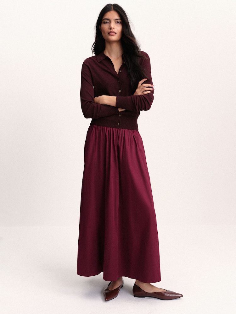 The Set Maxi Skirt Red - Image 1 of 7