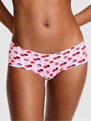 Victoria's Secret PINK Pink Tulip Cherry Print Hipster No Show Knickers - Image 1 of 2