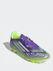 adidas Purple F50 Club Firm Multi Ground Boots - Image 1 of 9