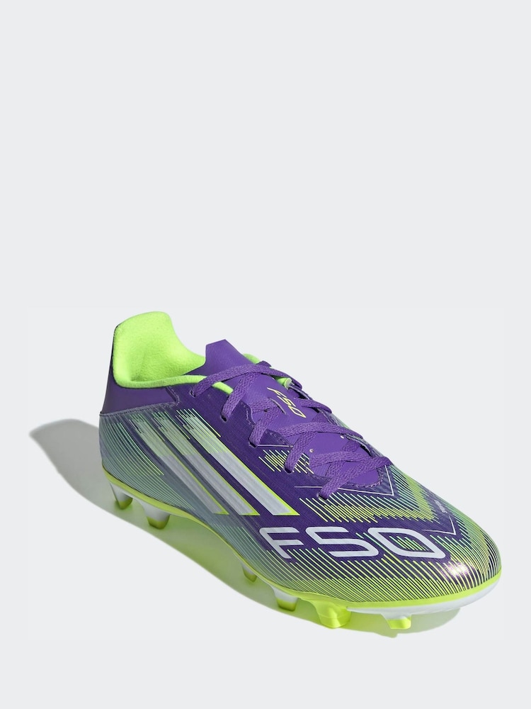 adidas Purple F50 Club Firm Multi Ground Boots - Image 1 of 9 adidas Purple F50 Club Firm Multi Ground Boots - Image 1 of 9