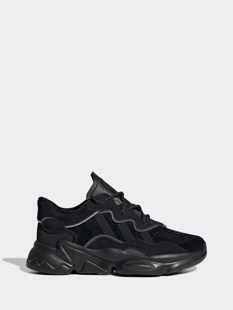 adidas Originals Black Ozweego Shoes - Image 1 of 11 adidas Originals Black Ozweego Shoes - Image 1 of 11