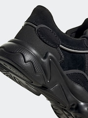 adidas Originals Black Ozweego Shoes - Image 10 of 11