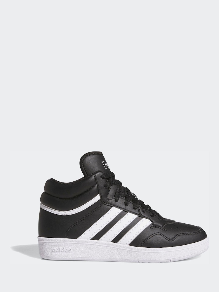adidas Black Hoops Mid Shoes - Image 1 of 9 adidas Black Hoops Mid Shoes - Image 1 of 9