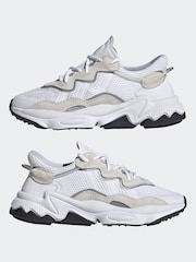 adidas Originals White Ozweego Shoes - Image 6 of 11