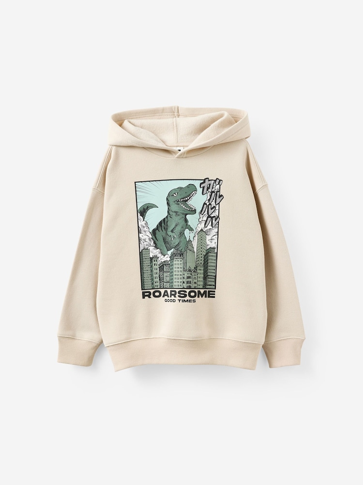 Cotton On Cream Sammy Oversized Hoodie - Image 1 of 3 Cotton On Cream Sammy Oversized Hoodie - Image 1 of 3