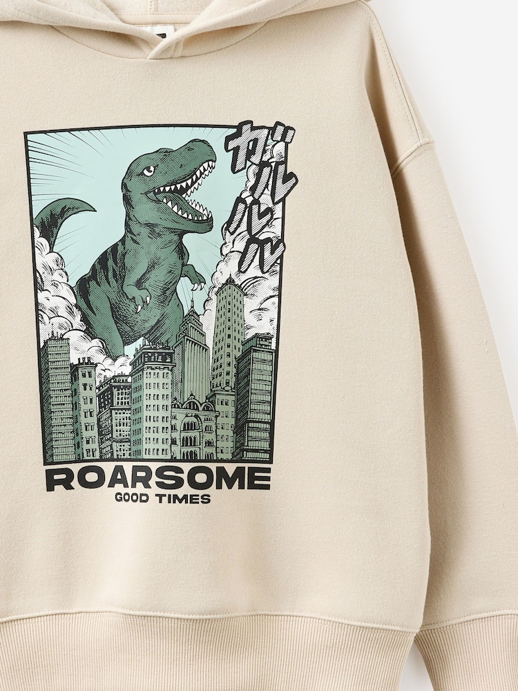 Cotton On Cream Sammy Oversized Hoodie - Image 3 of 3 Cotton On Cream Sammy Oversized Hoodie - Image 3 of 3