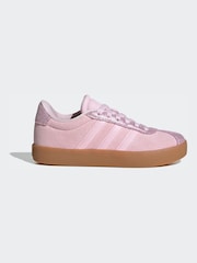adidas Pink VL Court Shoes - Image 1 of 9