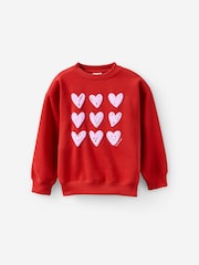 Cotton On Red Sammy Oversized Crew Top - Image 1 of 3