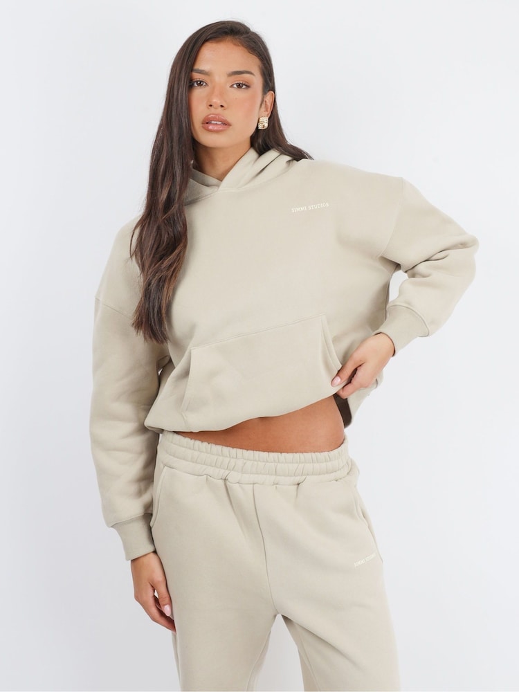 Nude - Simmi London Maeve Simmi Studios Essentials Hoodie - Bild 2 von 5