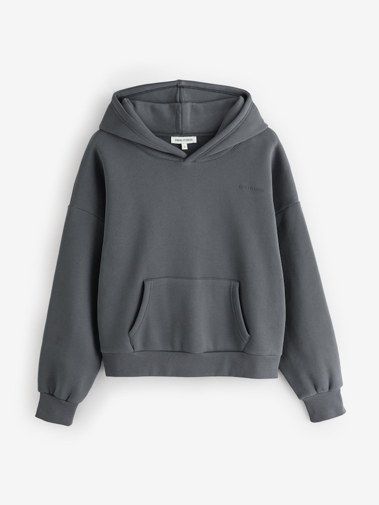 Simmi London Grey Maeve Simmi Studios Essentials Hoodie - Image 5 of 5