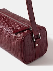 Mint Velvet Red Matilda Leather Shoulder Bag - Image 3 of 4