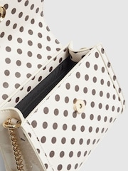 River Island Brown Polka Dot Mini Charm Tote Bag - Image 5 of 6
