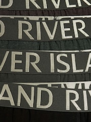 River Island Green Metallic Waistband Trunks 5 Pack - Image 2 of 2