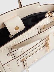 River Island Cream Winged Panelled Zip Tote - Image 5 of 6