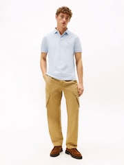 Tommy Hilfiger Blue 1985 Regular Fit Pique Polo Shirt - Image 2 of 6