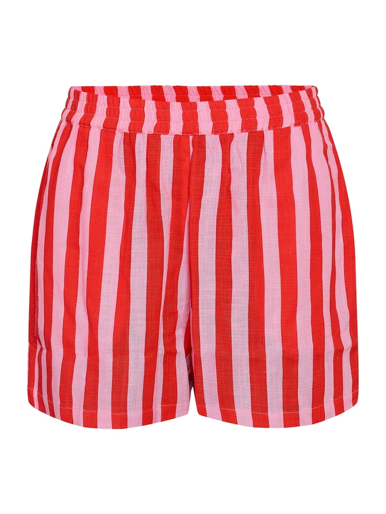 NOISY MAY Pink High Waist Shorts - Image 1 of 1