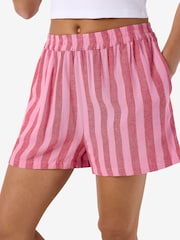 NOISY MAY Pink High Waist Shorts - Image 4 of 6