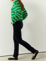 Navy Corduroy Slim Jeans - Image 2 of 9