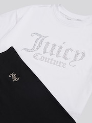 Juicy Couture Diamante Futbolka və Leqqins Dəsti - 8şəkildən 8 şəkil