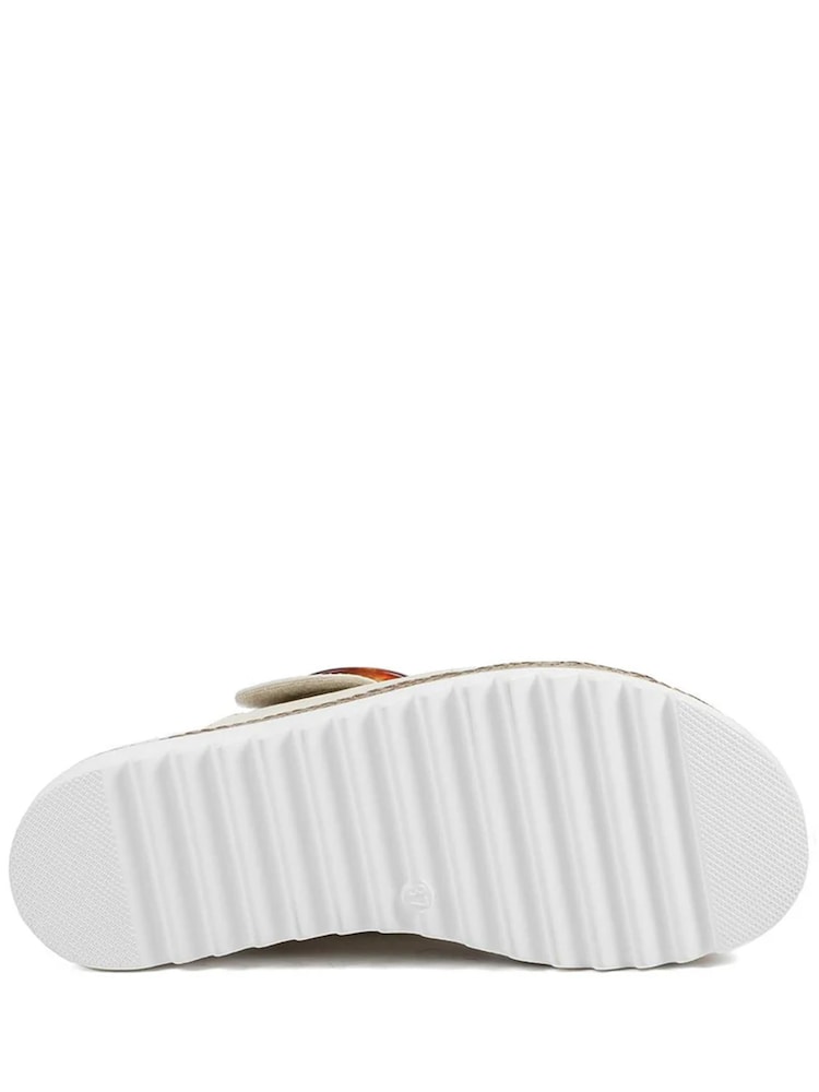 Pavers Beige Adjustable Fitting Sandals - Image 5 of 5 Pavers Beige Adjustable Fitting Sandals - Image 5 of 5