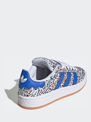 adidas Originals Blue Campus 00s X Liberty London Shoes - Image 2 of 10
