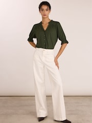 Baukjen Noa Short Sleeve Blouse - Imaginea 2 din 4