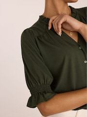 Baukjen Noa Short Sleeve Blouse - Imaginea 3 din 4