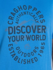 Craghoppers Blue Lucent Short Sleeved T-Shirt - Image 4 of 4