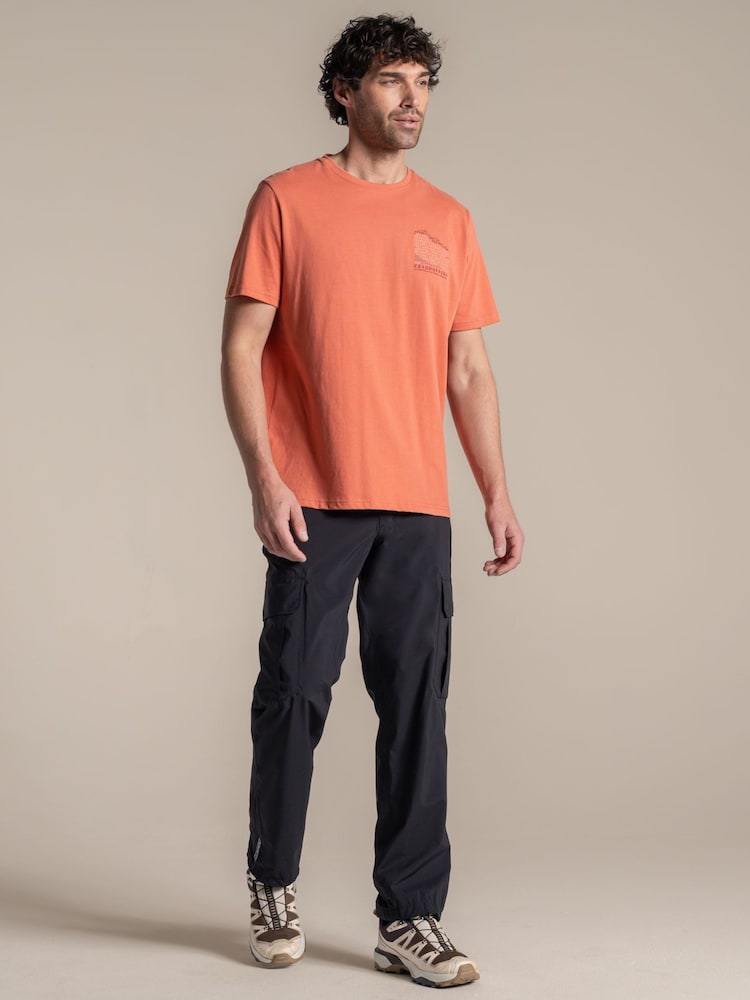 Craghoppers Brown Lucent Short Sleeved T-Shirt - Image 1 of 5 Craghoppers Brown Lucent Short Sleeved T-Shirt - Image 1 of 5