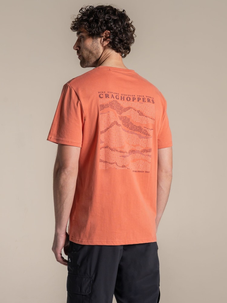 Craghoppers Brown Lucent Short Sleeved T-Shirt - Image 2 of 5 Craghoppers Brown Lucent Short Sleeved T-Shirt - Image 2 of 5