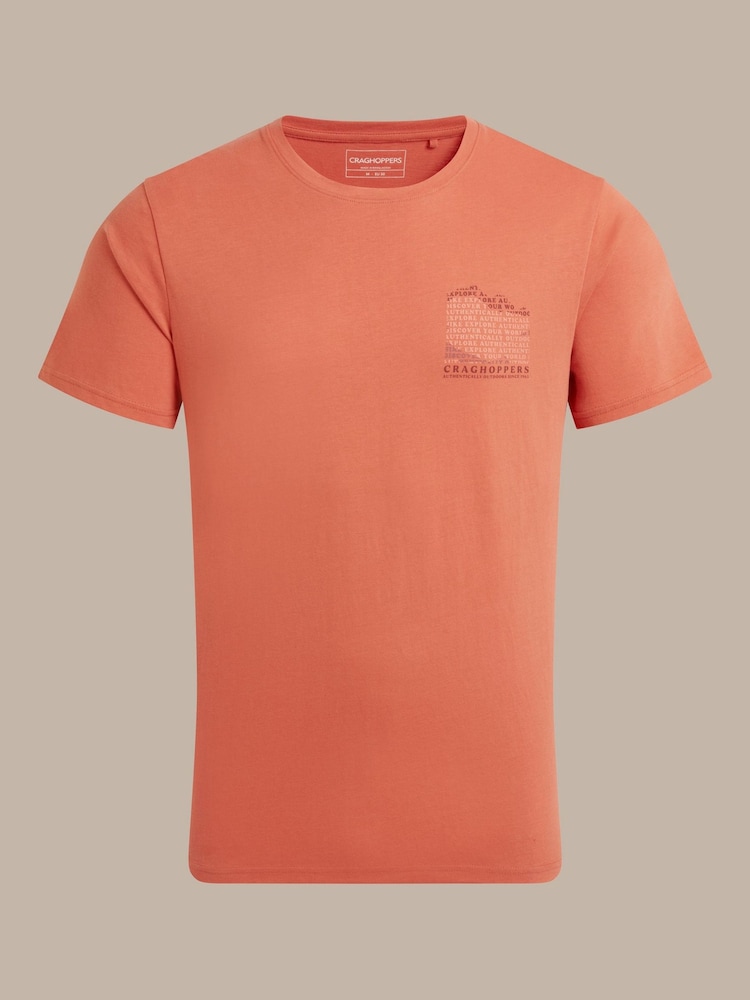 Craghoppers Brown Lucent Short Sleeved T-Shirt - Image 5 of 5 Craghoppers Brown Lucent Short Sleeved T-Shirt - Image 5 of 5