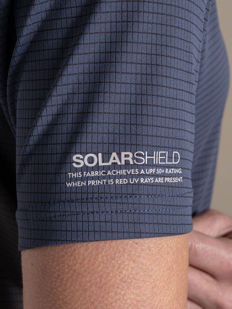 Craghoppers Grey Nosilife Solarshield+Short Sleeved T-Shirt - Image 4 of 4 Craghoppers Grey Nosilife Solarshield+Short Sleeved T-Shirt - Image 4 of 4