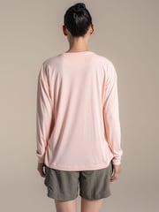 Craghoppers Pink Nosilife Solarshield+Long Sleeved T-Shirt - Image 2 of 4