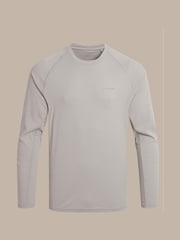 Craghoppers Grey NosiLife SolarShield+ Long Sleeved T-Shirt - Image 4 of 4