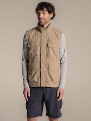 Craghoppers NosiLife Adventure Brown Gilet - Image 1 of 6