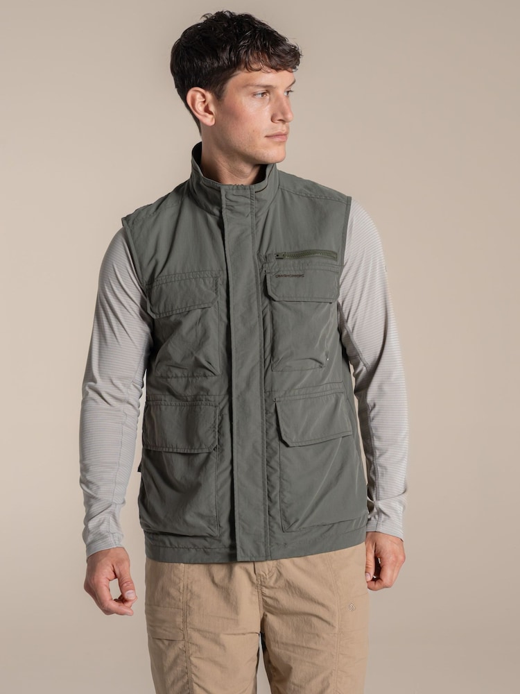 Craghoppers Green NosiLife Adventure Gilet - Image 1 of 6 Craghoppers Green NosiLife Adventure Gilet - Image 1 of 6