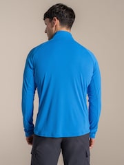 Craghoppers Blue NosiLife SolarShield+ Half Zip Top - Image 2 of 5