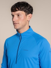 Craghoppers Blue NosiLife SolarShield+ Half Zip Top - Image 4 of 5