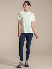 Craghoppers Green Nosilife Solarshield+Short Sleeved T-Shirt - Image 4 of 5
