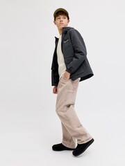 JACK & JONES JUNIOR Brown Alex Worker Trousers - Image 3 of 7