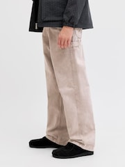 JACK & JONES JUNIOR Brown Alex Worker Trousers - Image 4 of 7