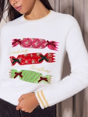 Lipsy Matching Family Christmas Cracker Jumper - Imagen 3 de 6