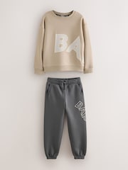 Sand - Baker by Ted Baker Oversized Genser og Joggebukser Sett - Bilde 1 av 7