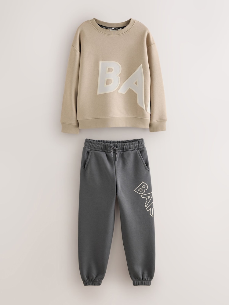 Sand - Baker by Ted Baker Oversized Genser og Joggebukser Sett - Bilde 1 av 7