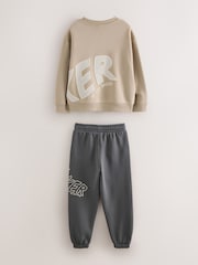 Sand - Baker by Ted Baker Oversized Genser og Joggebukser Sett - Bilde 2 av 7