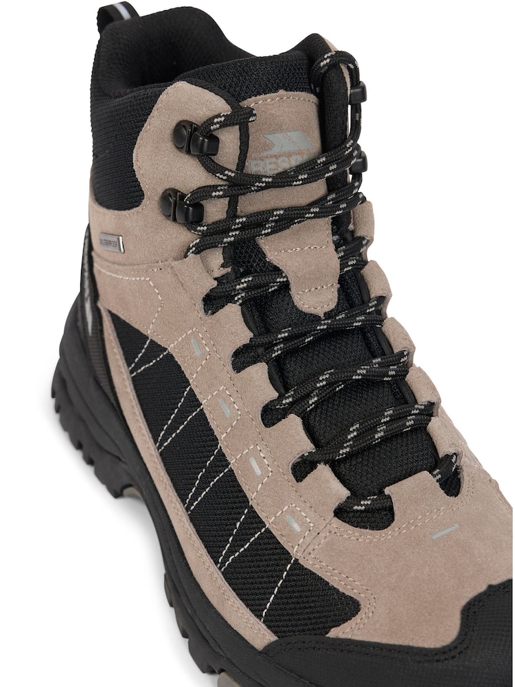 Trespass Black Scarp Mid Outdoor Mid Cut Boots - Image 6 of 6