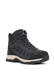 Trespass Grey Scarp Mid Outdoor Mid Cut Boots - Image 3 of 8