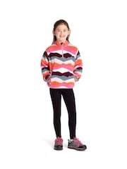 Trespass Pink Ovie Printed 1/4 Zip Fleece - Image 2 of 4