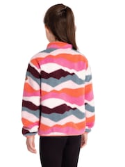 Trespass Pink Ovie Printed 1/4 Zip Fleece - Image 3 of 4